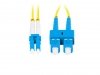 Lanberg Patchcord światłowodowy sm sc/upc-lc/upc duplex 3.0mm lszh g657a1 3m żółty