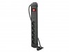 Lanberg Listwa zasilająca  1,5m 5x230V  SP1-05E-0150-BK