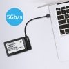 Qoltec Adapter SATA | Przejściówka na dysk SSD HDD 2.5 | USB 3.0 | Super speed 5Gb/s | 2TB