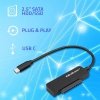 Qoltec Adapter SATA | Przejściówka na dysk SSD HDD 2.5 | USB-C | Super speed 5Gb/s | 2TB