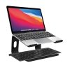 CRONG AluBench  Aluminiowa podstawka do laptopa Czarna