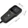 Qoltec Cyfrowy tester akumulatora 3w1 z LCD | 6V | 12V | 24V | 30Ah-    200Ah