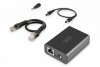 Digitus Gigabit Ethernet Splitter PoE++ 802.3af/at/bt RJ45/DC 12V/4,2A lub 24V/2.1A 50W dla urządzeń bez PoE