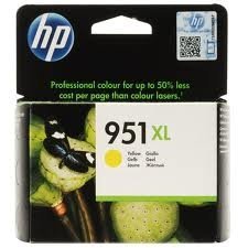 Atrament HP 951XL Yellow Officejet Ink Cartridge (CN048AE#BGY)
