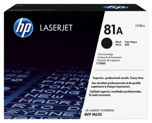 HP Toner 81A Black Original LaserJet Toner CF281A