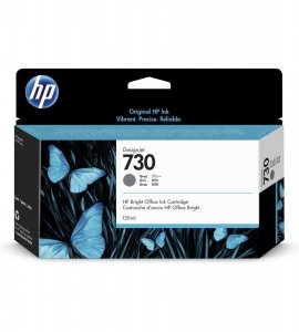 HP 730 130-ml Gray DesignJet Ink Cartridge (P2V66A)