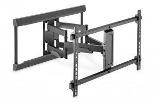 DIGITUS UCHWYT ŚCIENNY DO TV 37-80 60KG MAX. VESA 600X400 Z REGULACJĄ PION I POZIOM DA-90454