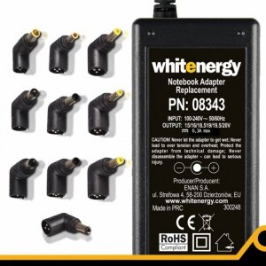 Whitenergy WE Uniwersalny Sieciowy Zasilacz Automatyczny do Notebooka 90W