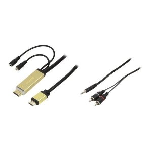 LogiLink Kabel konwerter HDMI do sygnału analogowego audio