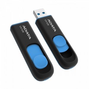 Adata Pendrive  DashDrive UV128 16GB USB 3.2 Gen1 czarno - niebieski