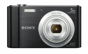 Sony Aparat DSC-W800 black 20,1M,5xOZ,720p