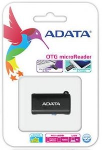 Adata USB OTG MICROSD CARD READER CZARNY