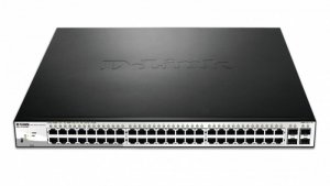 D-Link DGS-1210-52MP,48x 1Gbps Smart Sw,4x SFP