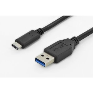 EDNET Kabel połączeniowy USB 3.1 Gen.1 SuperSpeed 5Gbps Typ USB C/USB A M/M czarny 1m