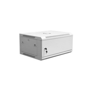 Digitus Szafa wisząca jednosekcyjna 19 4U 279/600/450mm, drzwi metalowe, szara (RAL7035), zmontowana