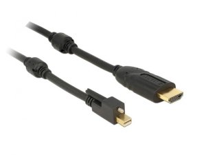 Delock Kabel Displayport Mini 1.2(M)->>HDMI(M) v1.4 4K_1m