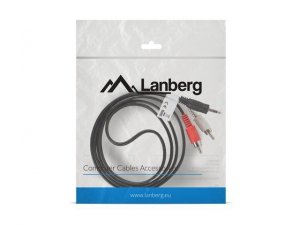 Lanberg Kabel Minijack - 2x Chinch M/M 1.5M
