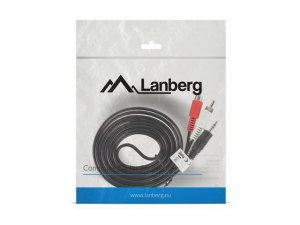 Lanberg Kabel Minijack - 2x Chinch M/M 2M