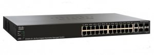Cisco SG350-28P switch 24x1GbE PoE(195W) 2xCombo(RJ45/SFP)      2xSFP SG350-28P-K9-EU