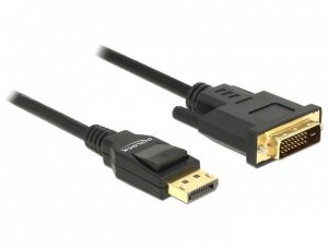 Delock Kabel DisplayPort v1.2A - DVI-D (24+1) M/M 5M czarny