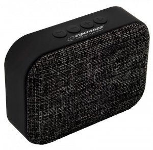 Esperanza Głośnik Bluetooth FM Samba czarny