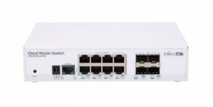 Mikrotik Cloud Router Switch CRS112-8G-4S-IN 400MHZ, 128MB, 8XGE, 4XSFP, 1XSERIAL -RJ45, L5