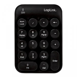 LogiLink Klawiatura bezprzewodowa numeryczna, 18 klawiszy, 2.4GHz