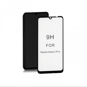 Qoltec Hartowane szkło ochronne do Xiaomi Redmi Note 7 | 6D | czarne | pełne