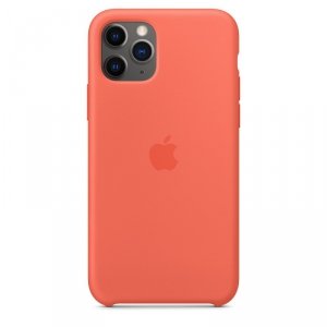 Apple Silikonowe etui do iPhone 11 Pro Max - mandarynkowy (pomarańczowy)