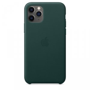 Apple Skórzane etui do iPhone 11 Pro Max - leśna zieleń