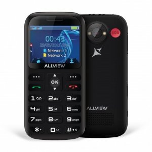 Allview Telefon komórkowy D2 Senior Dual Sim czarny