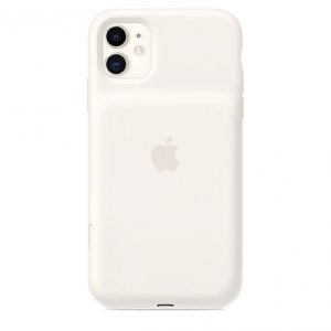 Apple Etui Smart Battery Case do iPhone'a 11 z możliwością bezprzewodowego ładowania - łagodna biel