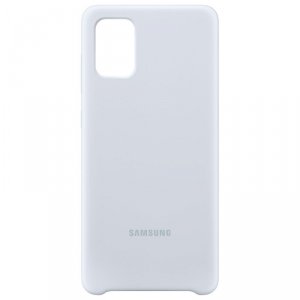 Samsung Etui Silicone Cover White  do A71