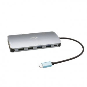 i-tec USB-C Metal Nano Stacja Dokująca 3x Display 2x DP 1x HDMI LAN Power Delivery 100 W