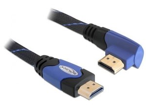 Delock Kabel HDMI M/M V1 .4 1M Kątowy