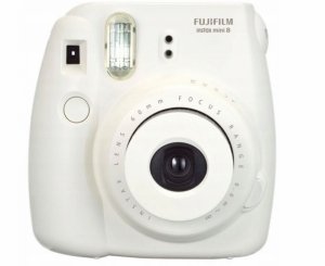 Fujifilm Aparat Instax Mini 9 biały + wkład instax mini (10/PK) glossy + etui skórzane