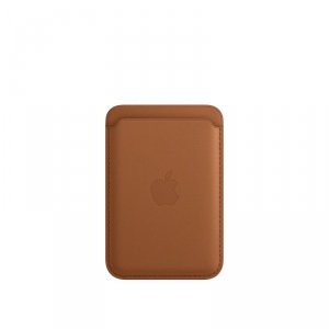 Apple iPhone Skórzany portfel z MagSafe. Naturalny brąz