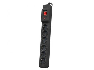 Armac Listwa zasilająca 5m multi M6 czarny M6/50/CZ
