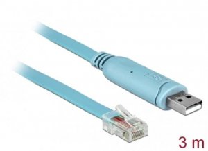 Delock Adapter USB-A(M) 2.0-SERIAL RJ45 (RS-232)