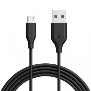 Anker Kabel PowerLine Micro USB (6ft) czarny