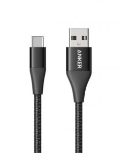 Anker Kabel PowerLine+ II USB-A - USB-C 3ft czarny