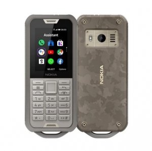Nokia Telefon komórkowy 800 Tough Dual SIM Pustynny szary