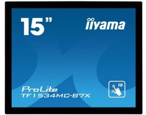 IIYAMA Monitor 15 cali TF1534MC-B7X TN,10 punktów dotykowych, HDMI, DP, 4:3, P65, 7H, USB