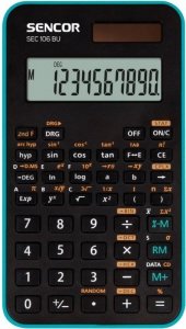 Sencor Kalkulator szkolno - naukowy SEC 106 BU 10 cyfr 56 funkcji