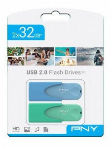 PNY Pendrive 32GB USB2.0 ATTACHE 4 FD32GATT4COLBGX2-EF