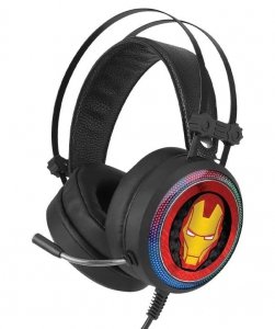 Marvel Słuchawki gamingowe 7.1  Iron Man 001