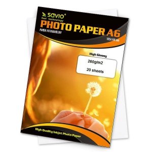 Savio Papier foto A6 PA-17 260/20 10 sztuk