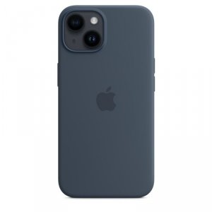 Apple Etui silikonowe z MagSafe do iPhone 14 - sztormowy błękit
