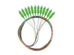 Lanberg Pigtail SM SC/APC Semi Tight 9/125 G657A1 12X2M multikolor