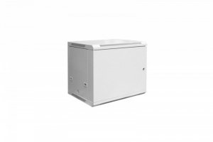 Digitus Szafa krosowa wisząca 19 cali 12U rack 600x600, drzwi pełne, niedzielona, złożona, nośność 60kg, Szara